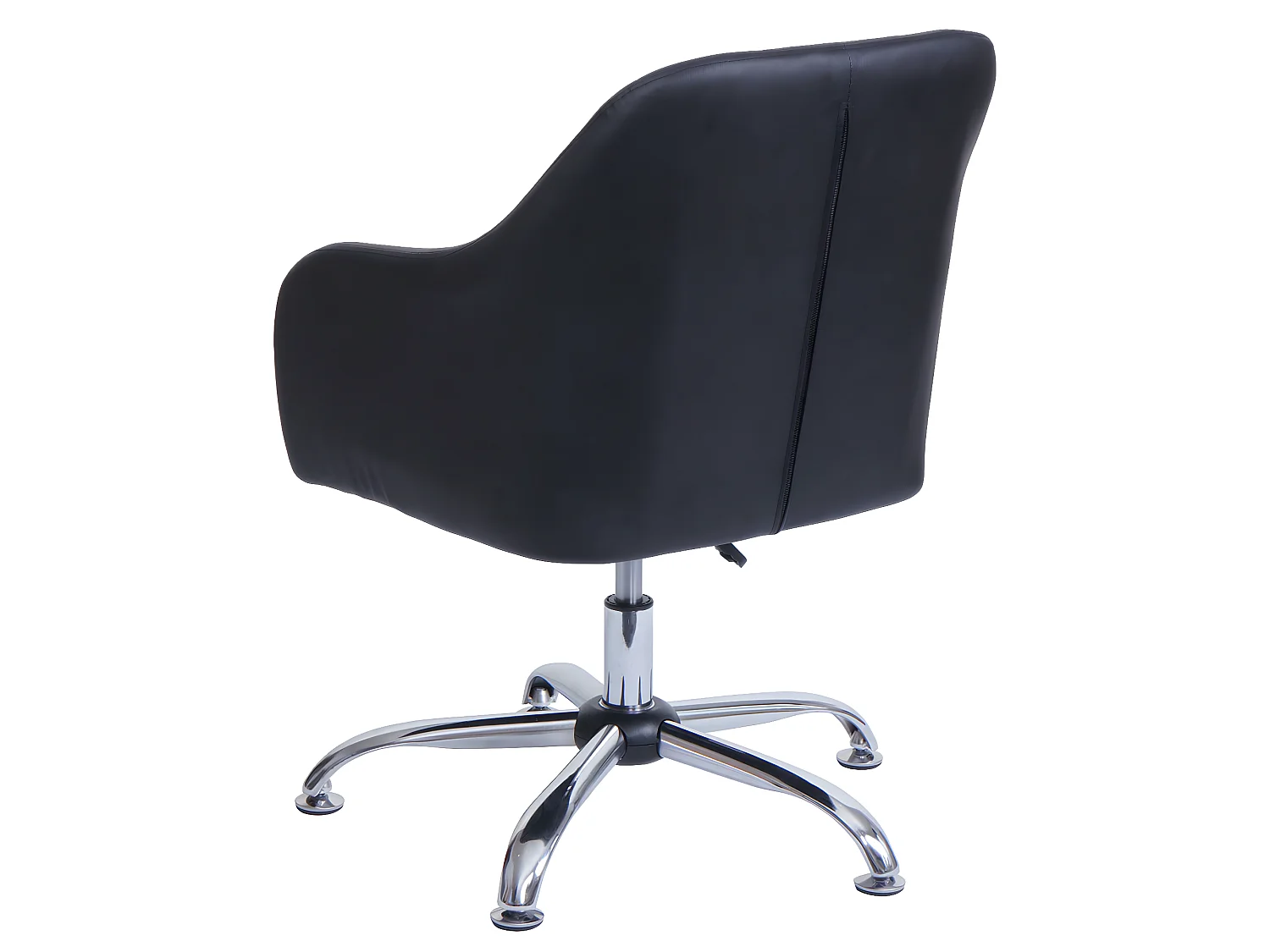 Eetkamerstoel MCW-L92,  kunstleer zwart