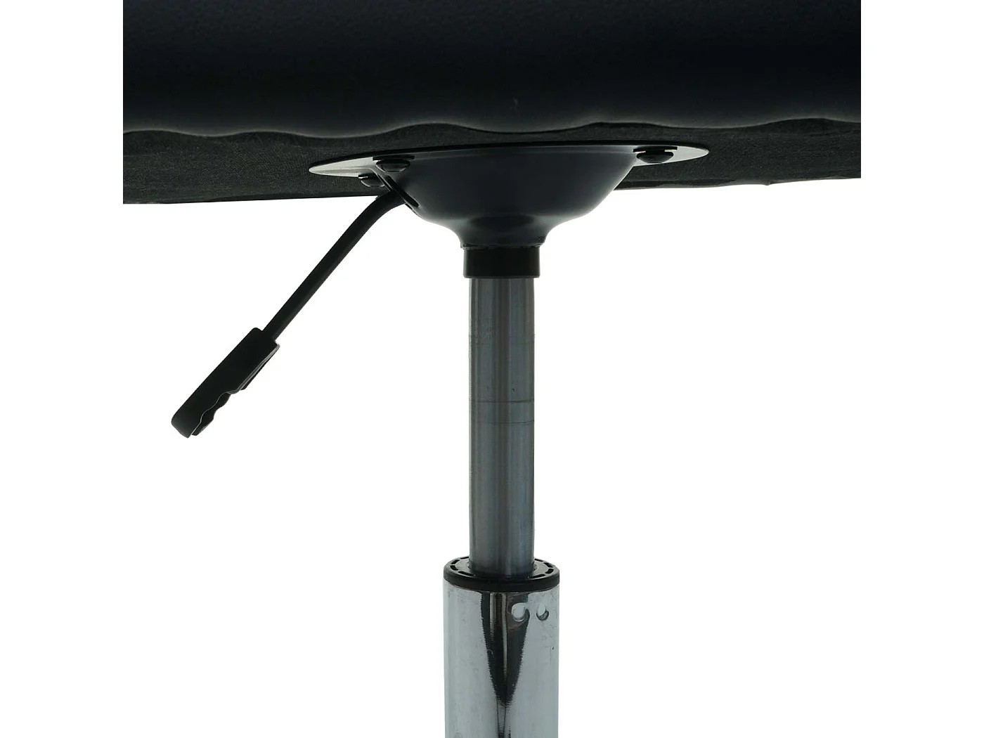 Krzesło do jadalni MCW-L92,  sztuczna skóra czarny