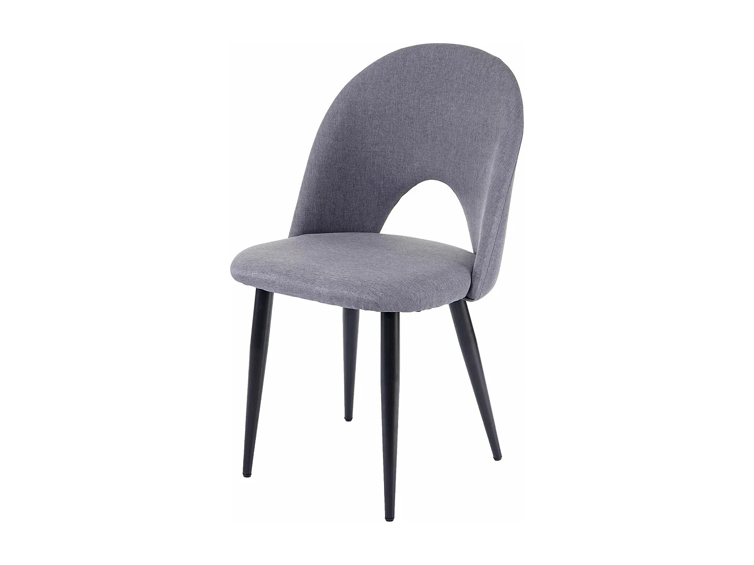 Chaise de salle à manger MCW-D73 (lot de 2),  gris foncé