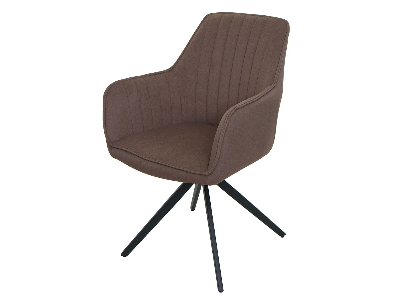Chaise de salle à manger MCW-L79 (lot de 6),  marron