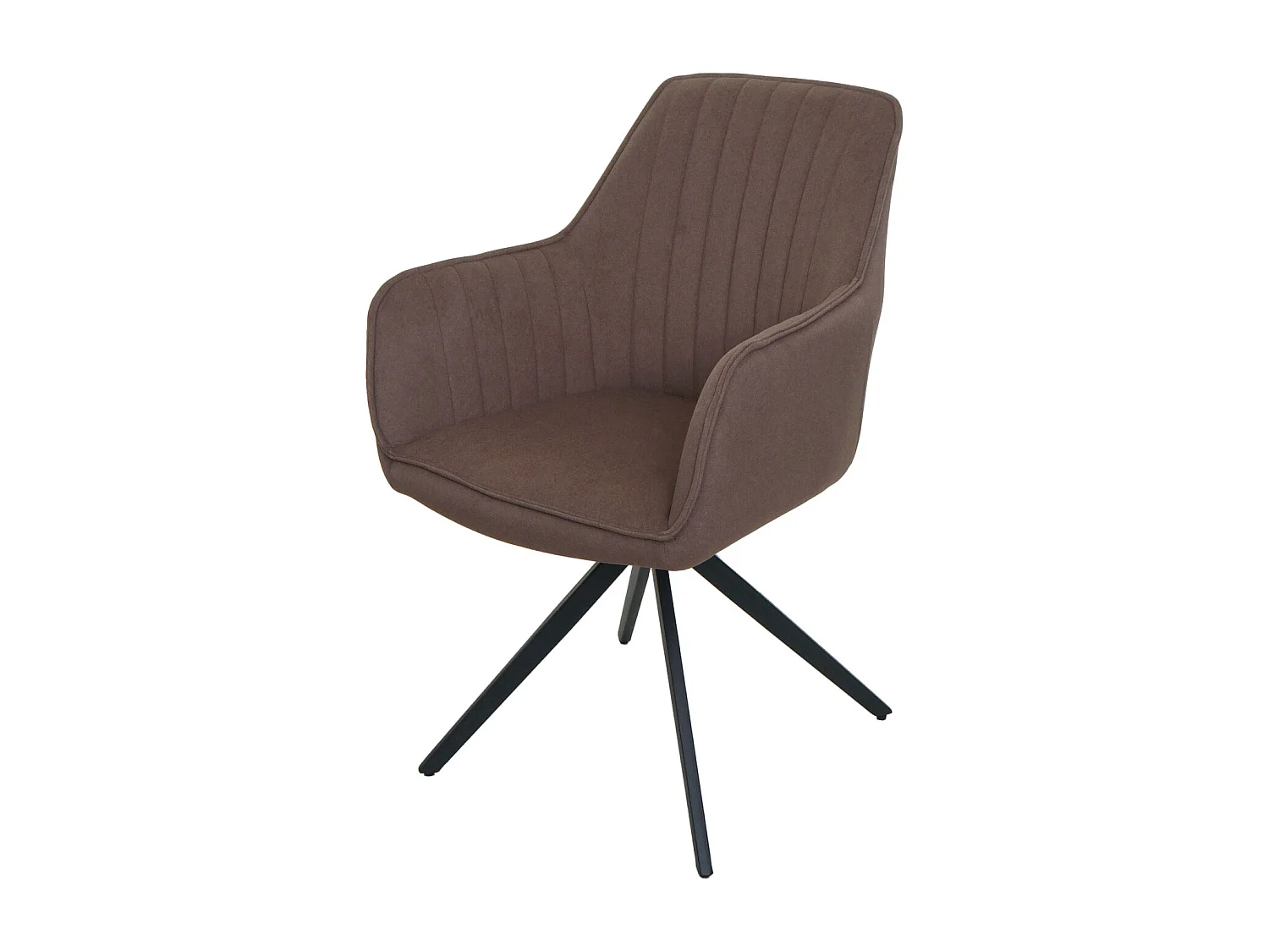 Chaise de salle à manger MCW-L79 (lot de 6),  marron