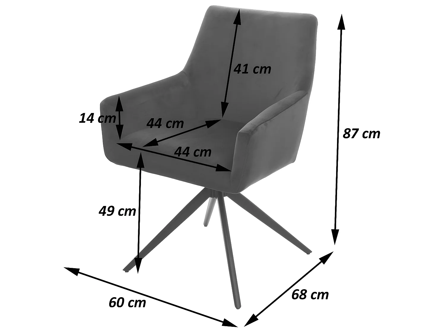 Chaise de salle à manger MCW-L91 (lot de 6),  vert