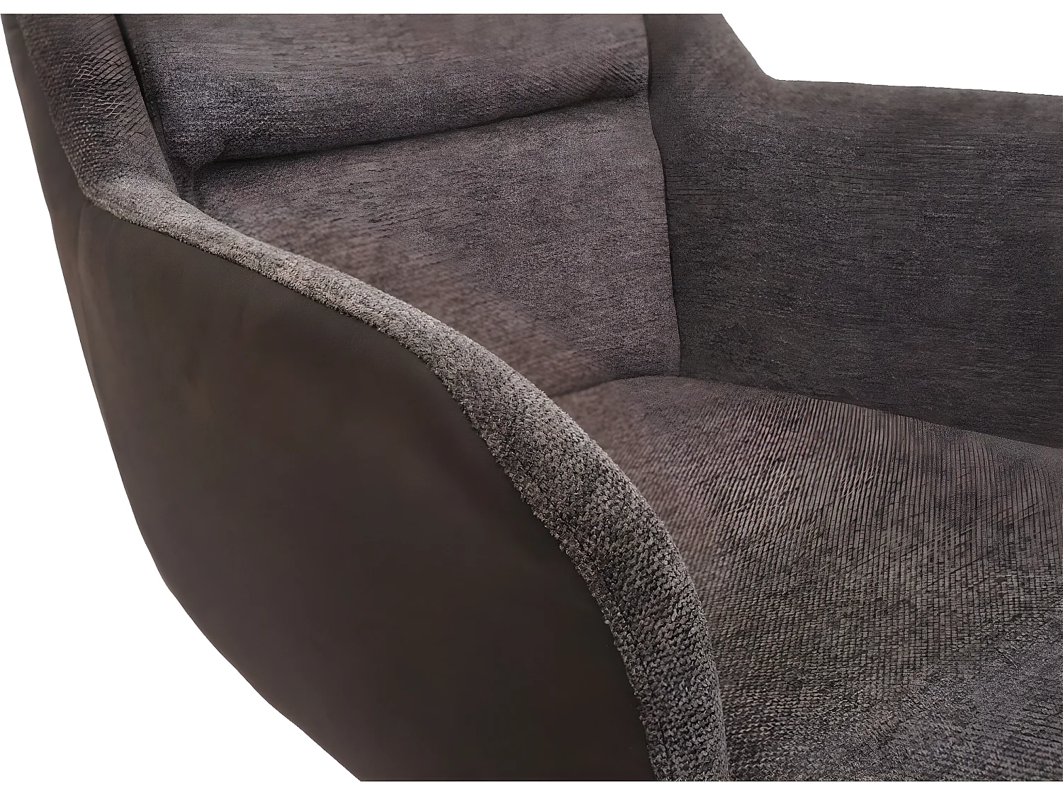 Chaise de salle à manger MCW-K33 (lot de 6),  similicuir, marron-brun foncé