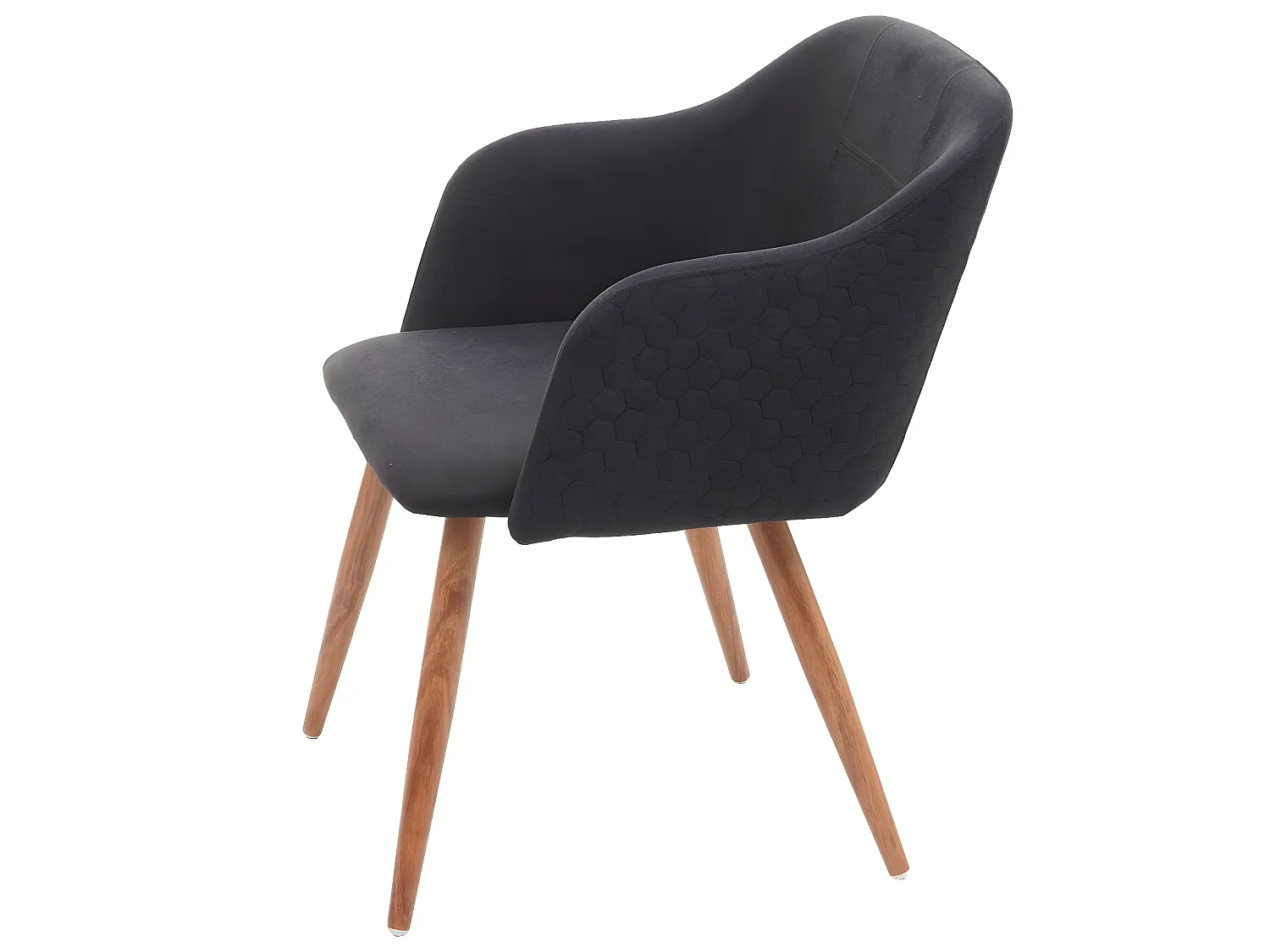 Chaise de salle à manger MCW-D71 (lot de 2),  gris anthracite