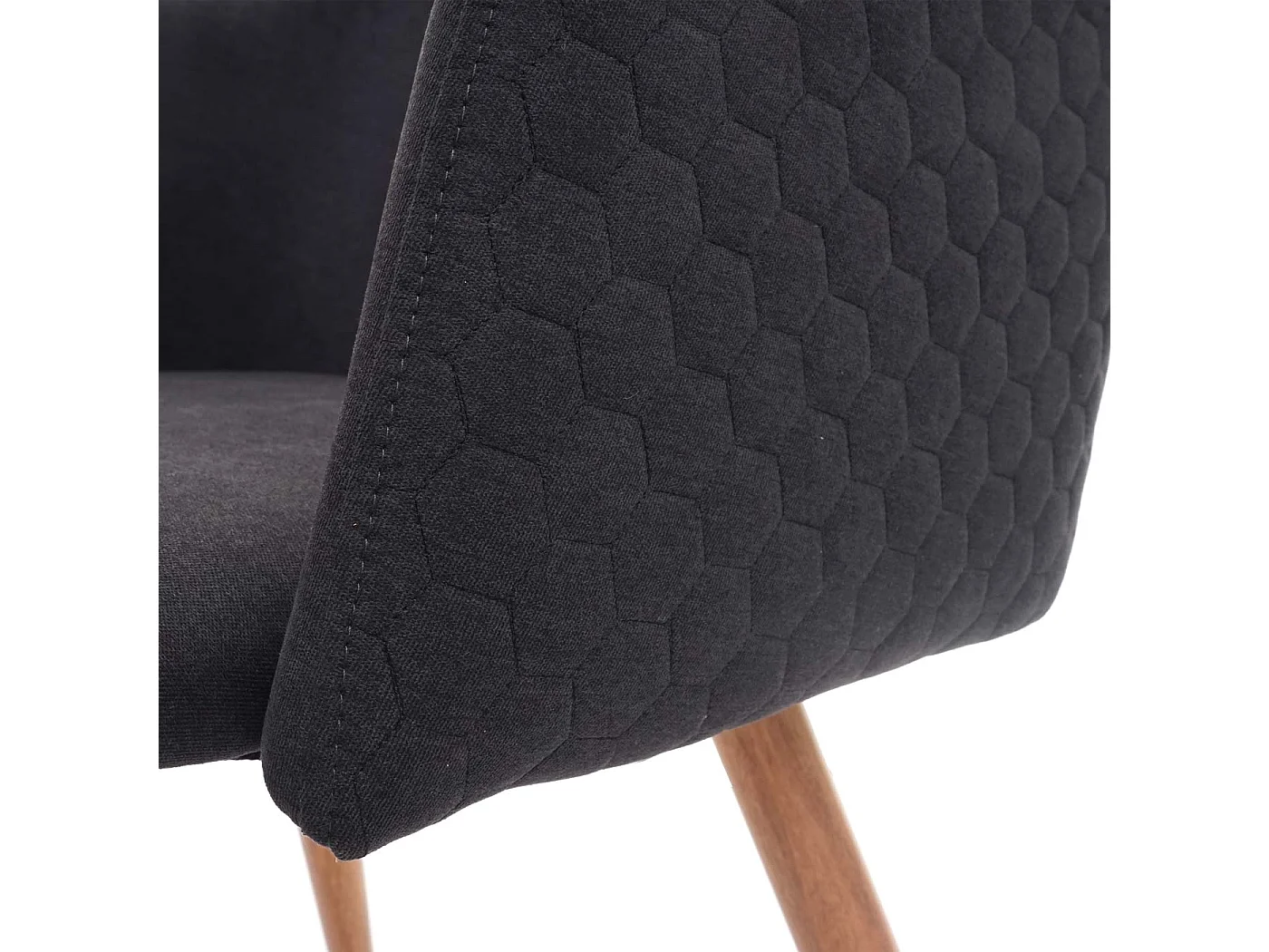 Chaise de salle à manger MCW-D71 (lot de 2),  gris anthracite