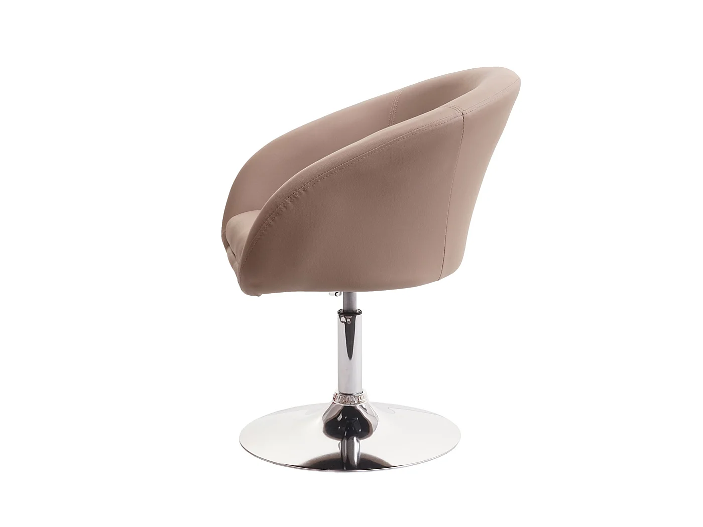 Eetkamerstoel MCW-F19,  kunstleer taupe