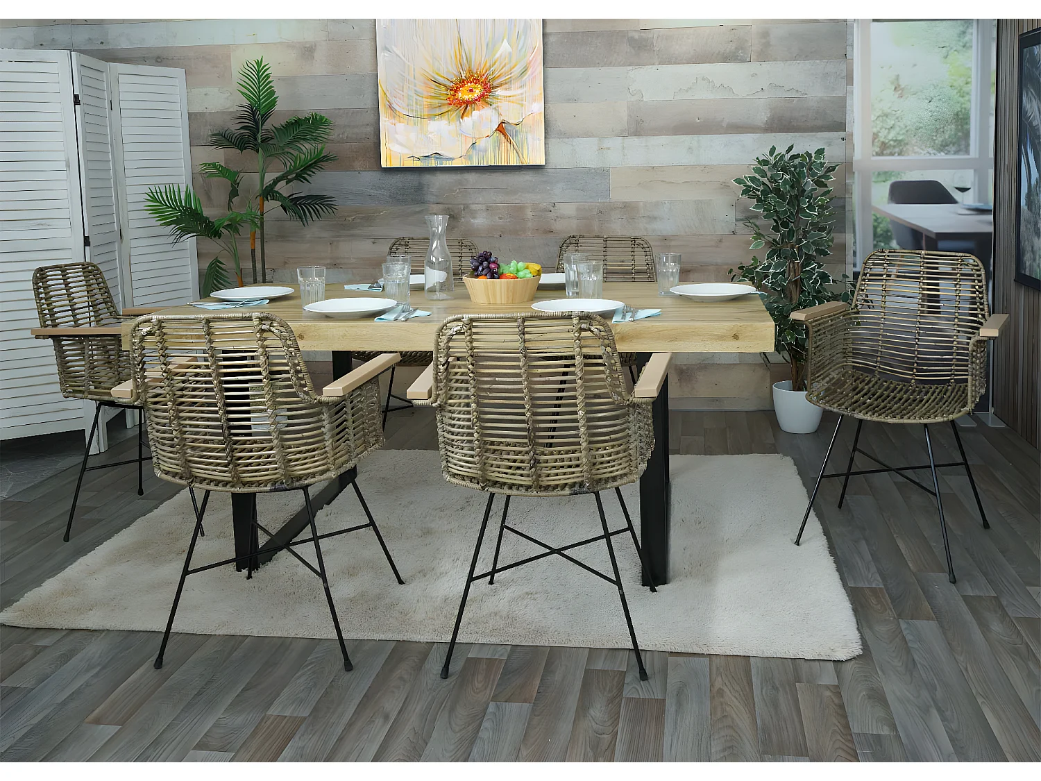 Chaise de salle à manger MCW-M29 (lot de 6)