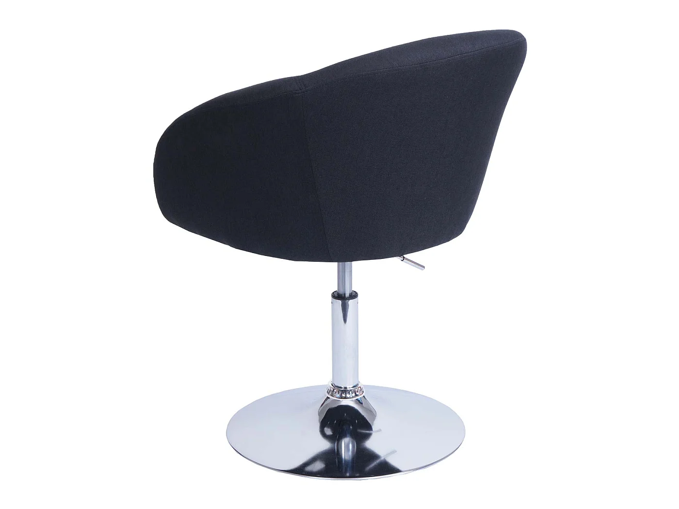 Chaise de salle à manger MCW-F19,  tissu/textile anthracite