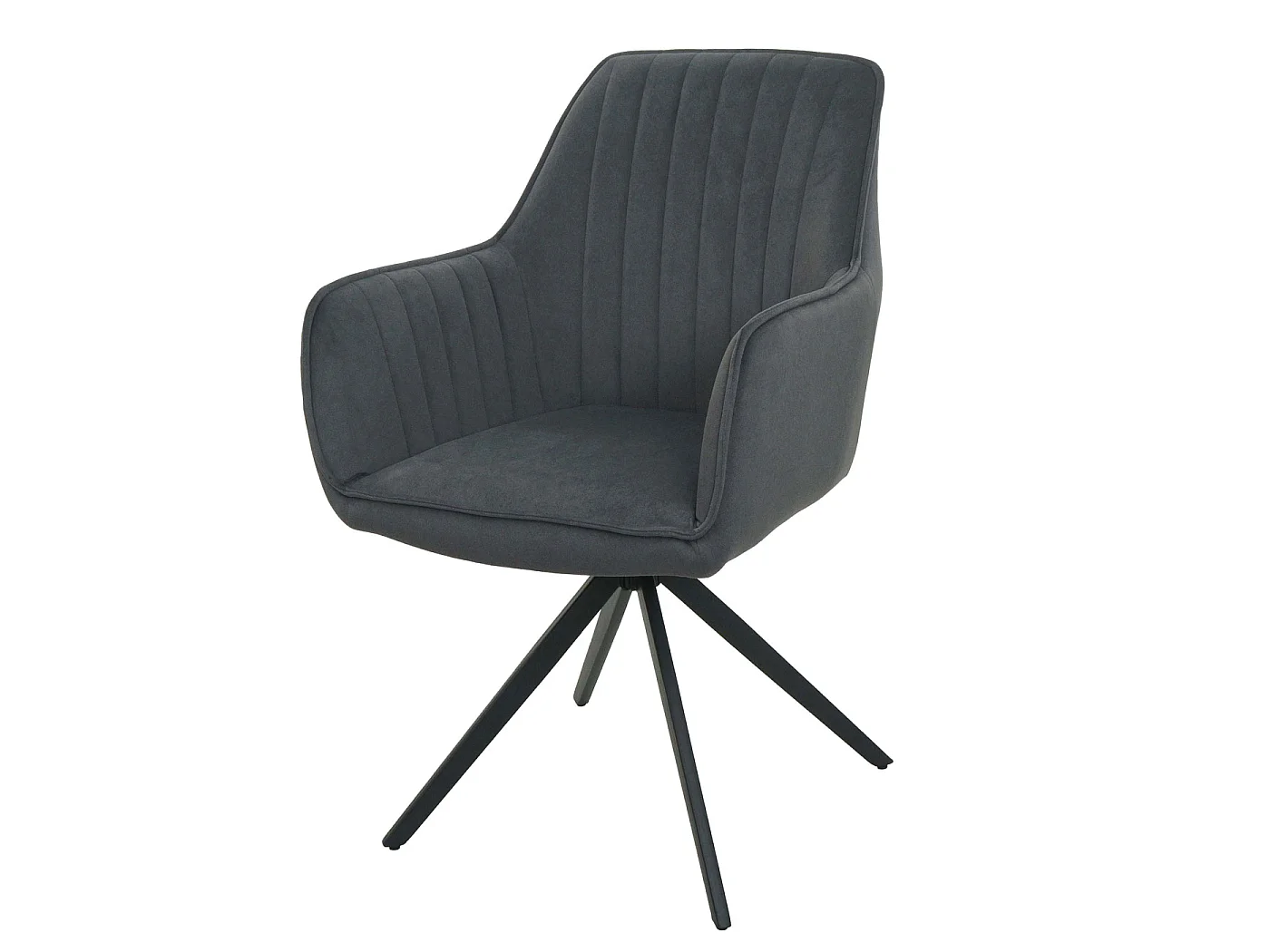 Chaise de salle à manger MCW-L79 (lot de 2),  anthracite