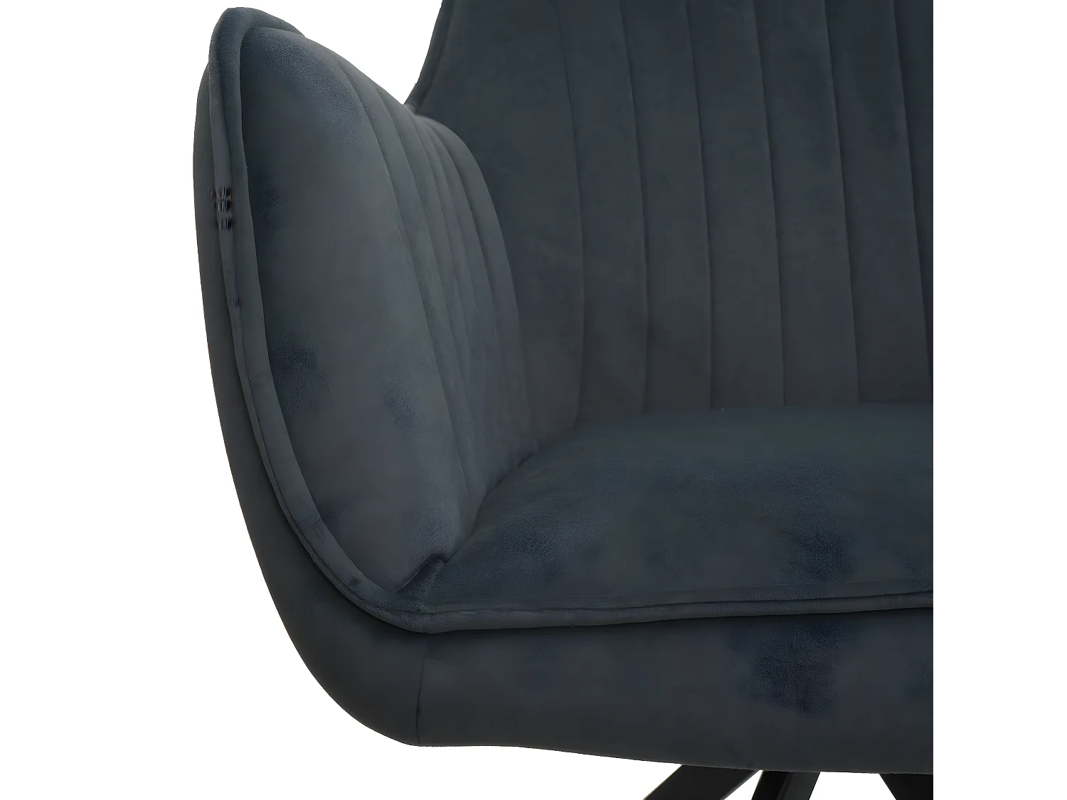 Chaise de salle à manger MCW-L79 (lot de 2),  anthracite