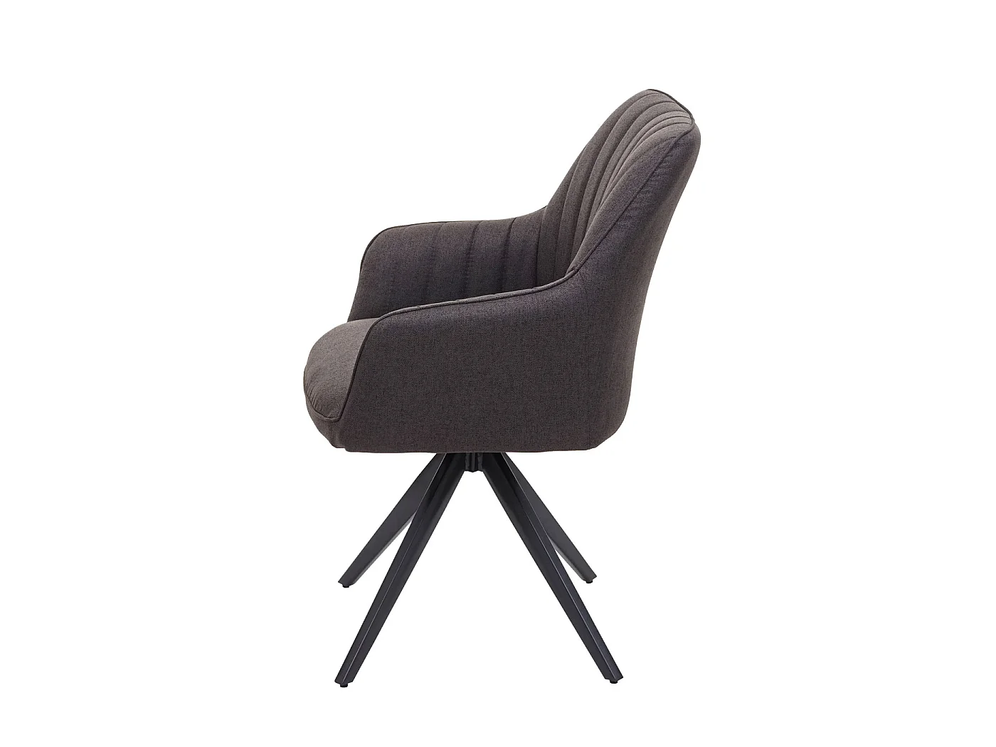 Chaise de salle à manger MCW-H73 (lot de 6),  gris-brun