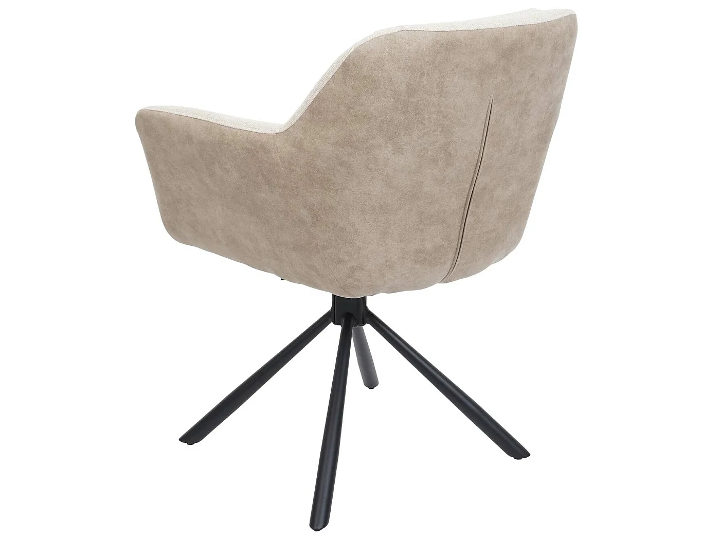 Chaise de salle à manger MCW-K33 (lot de 6),  similicuir, crème