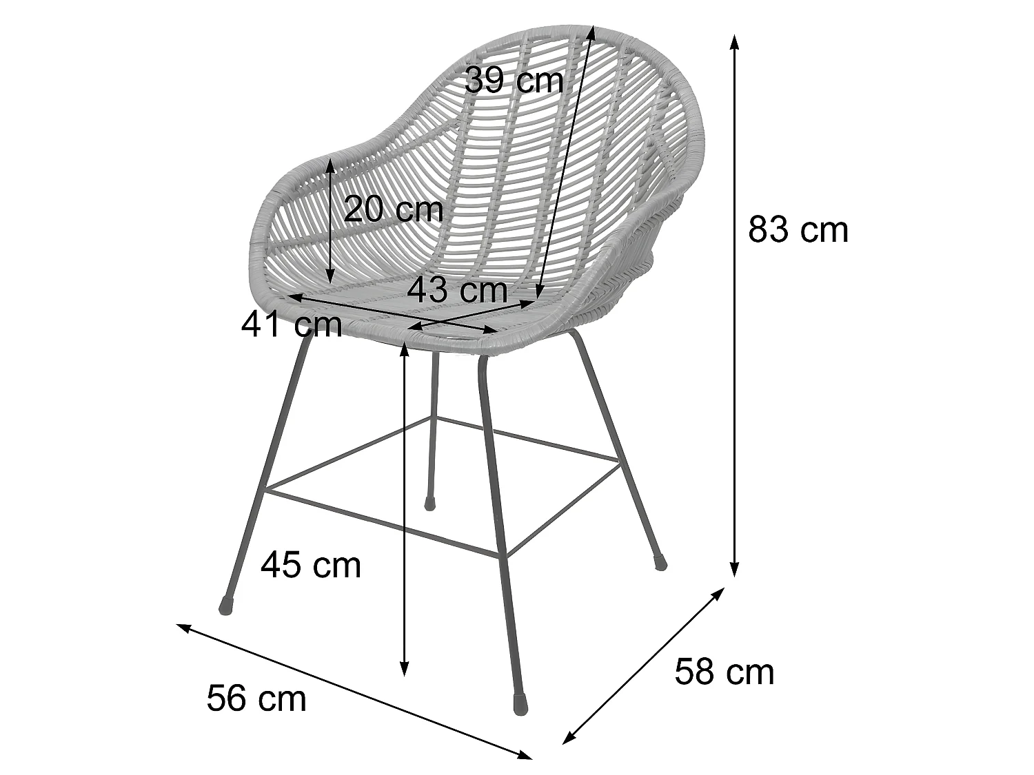 MCW-M28 eetkamerstoel (set van 6)