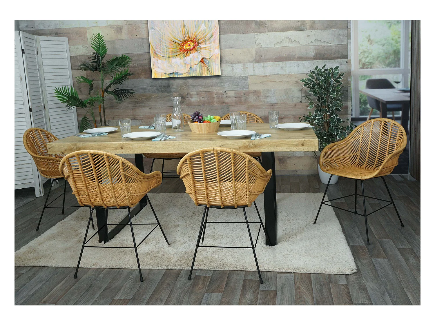 Chaise de salle à manger MCW-M28 (lot de 6)
