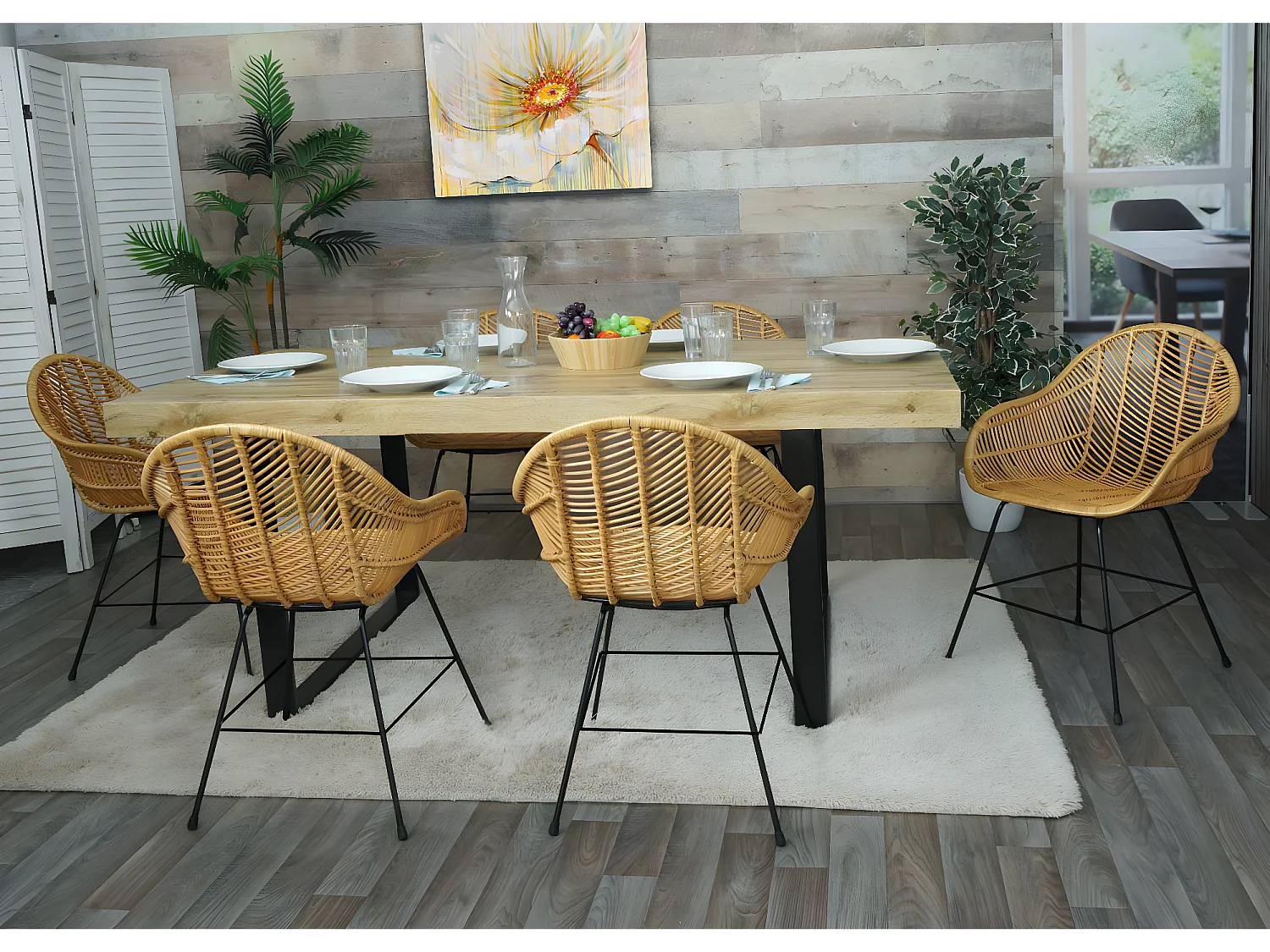 Chaise de salle à manger MCW-M28 (lot de 6)