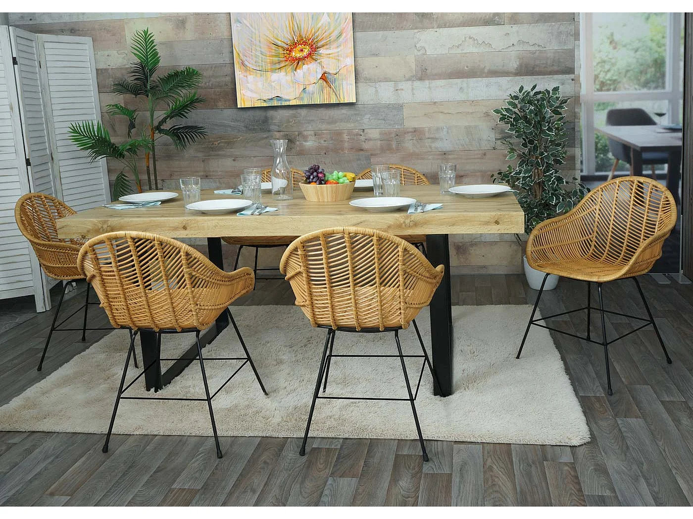 Chaise de salle à manger MCW-M28 (lot de 6)