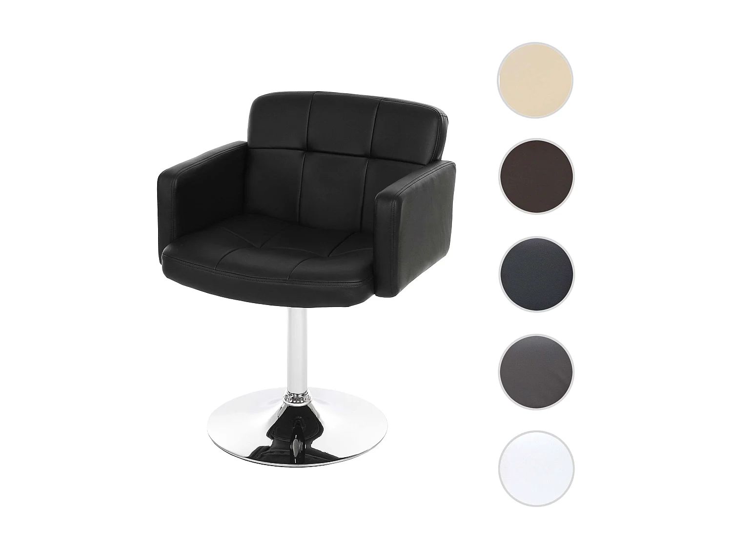 Chaise de salle à manger Houston,  noir