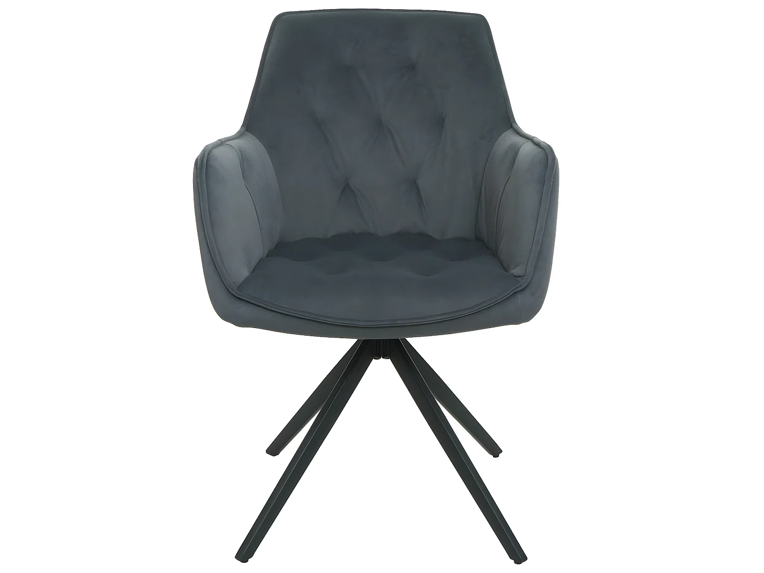 Chaise de salle à manger MCW-L80 (lot de 2),  anthracite