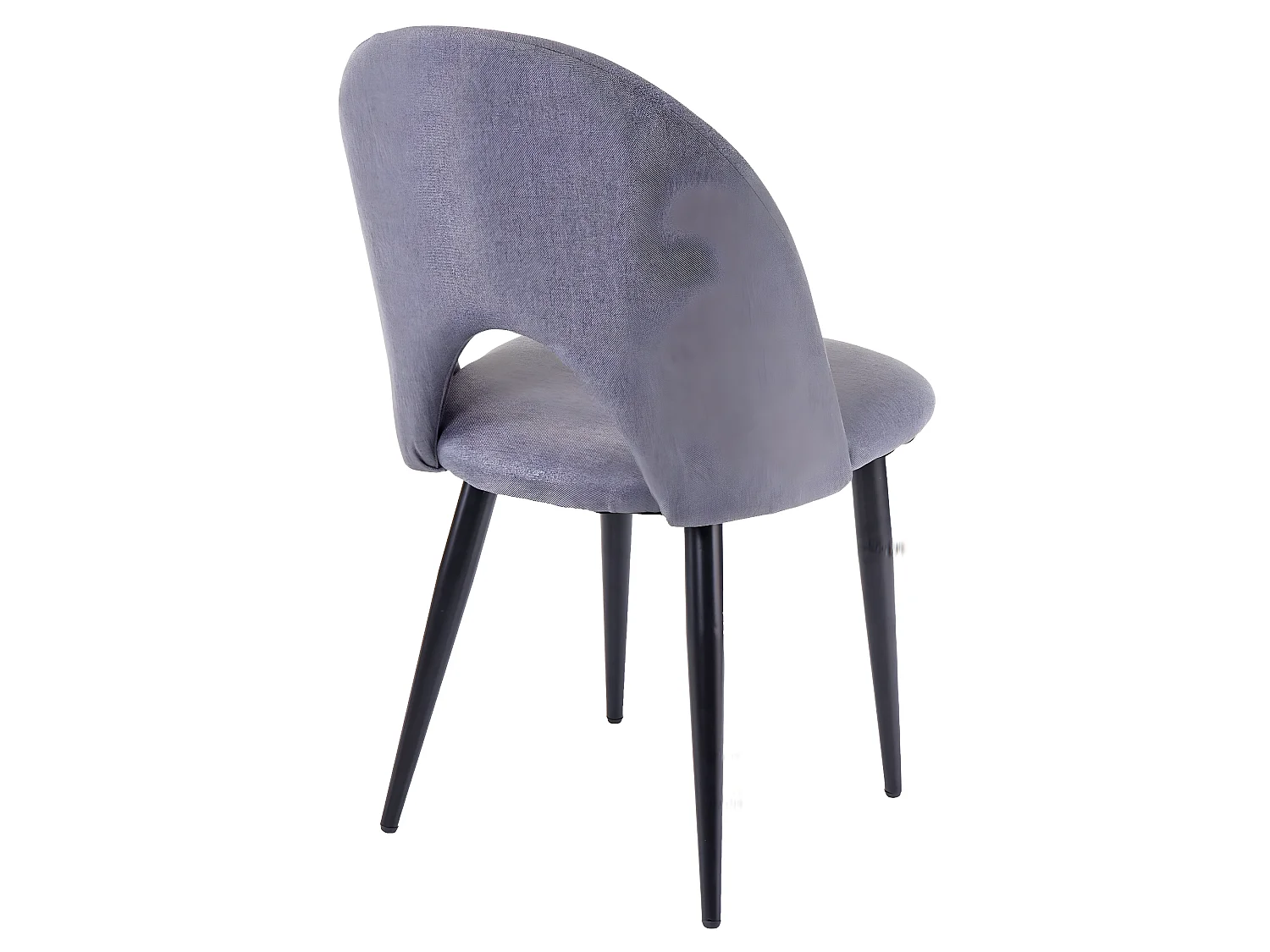 Chaise de salle à manger MCW-D73 (lot de 4),  gris foncé