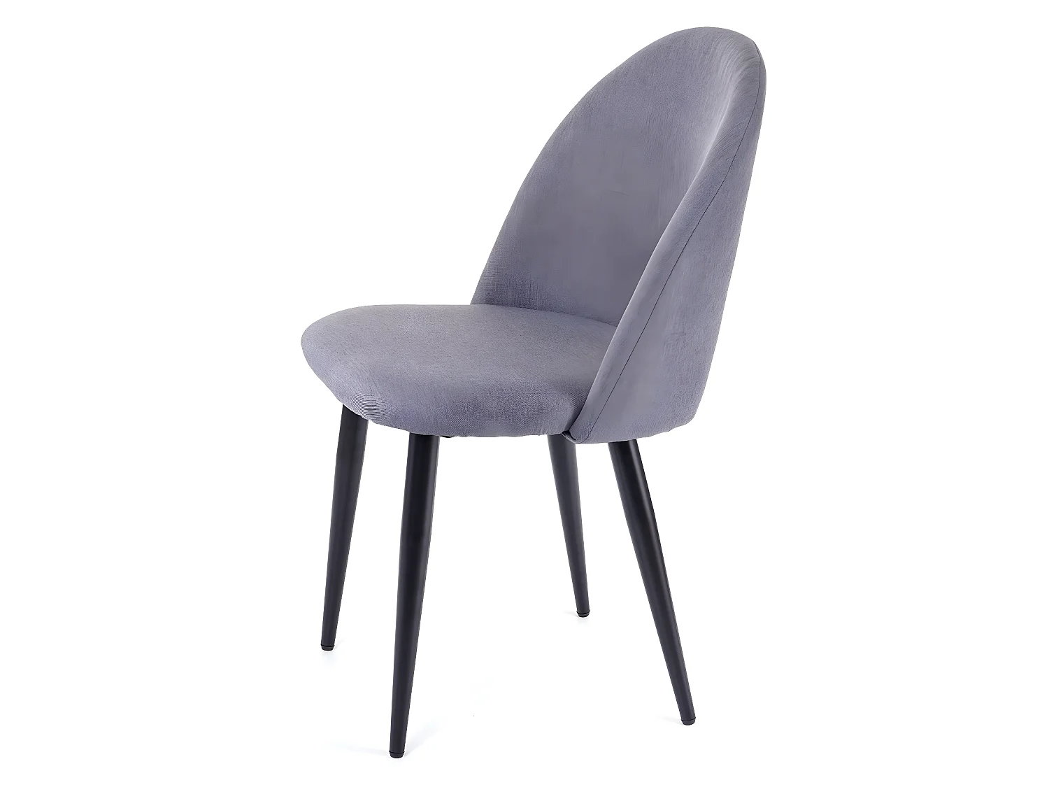 Chaise de salle à manger MCW-D73 (lot de 4),  gris foncé