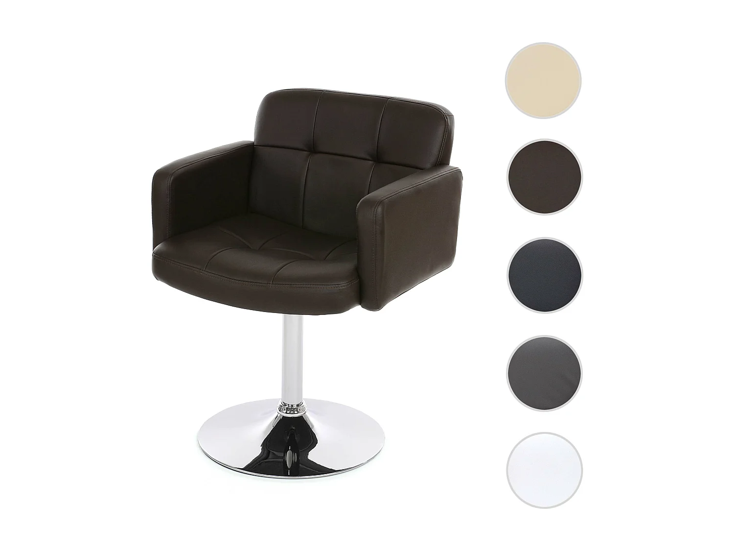 Chaise de salle à manger Houston,  marron