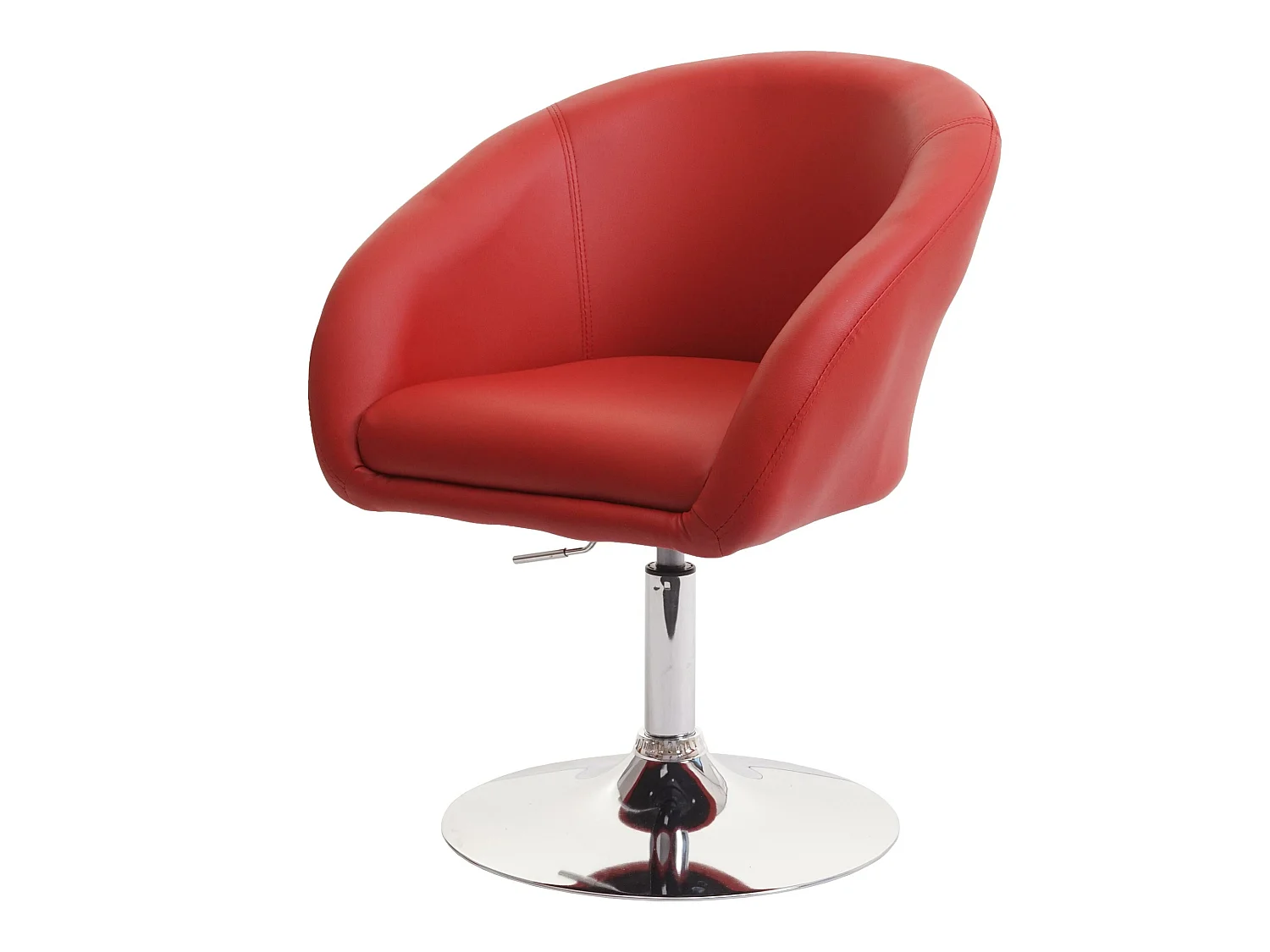 Esszimmerstuhl MCW-F19, Kunstleder rot