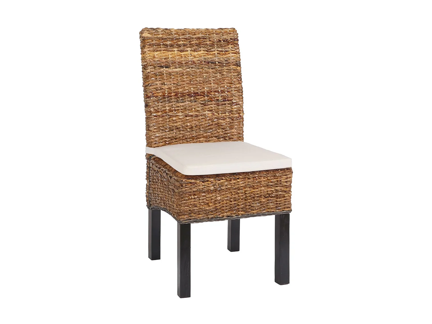 Eetkamerstoel  Loiret (set van 2),  donker, met kussen