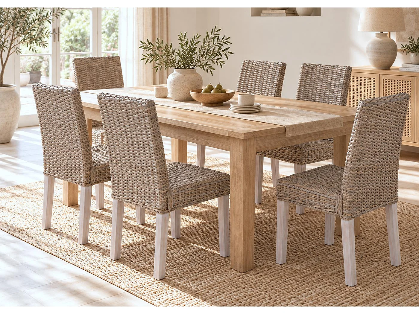 Cadeira de sala de jantar Littau (conjunto de 6)