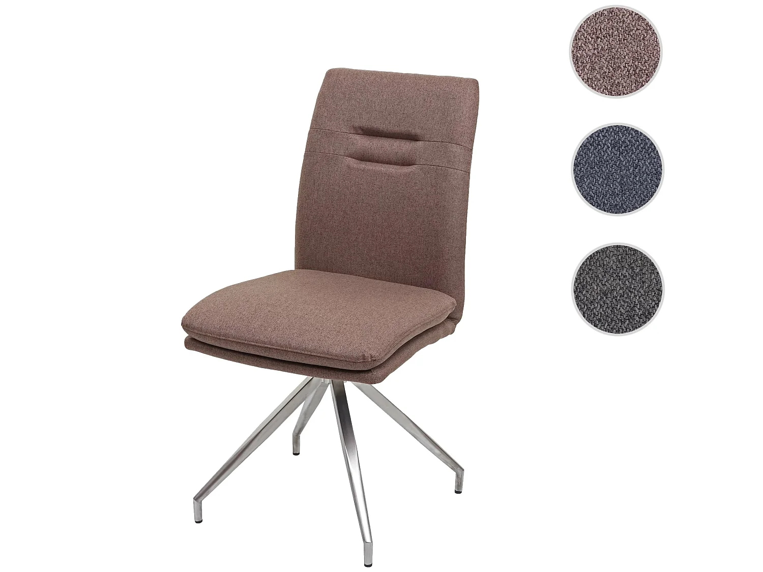 Silla de comedor MCW-H70,  marrón