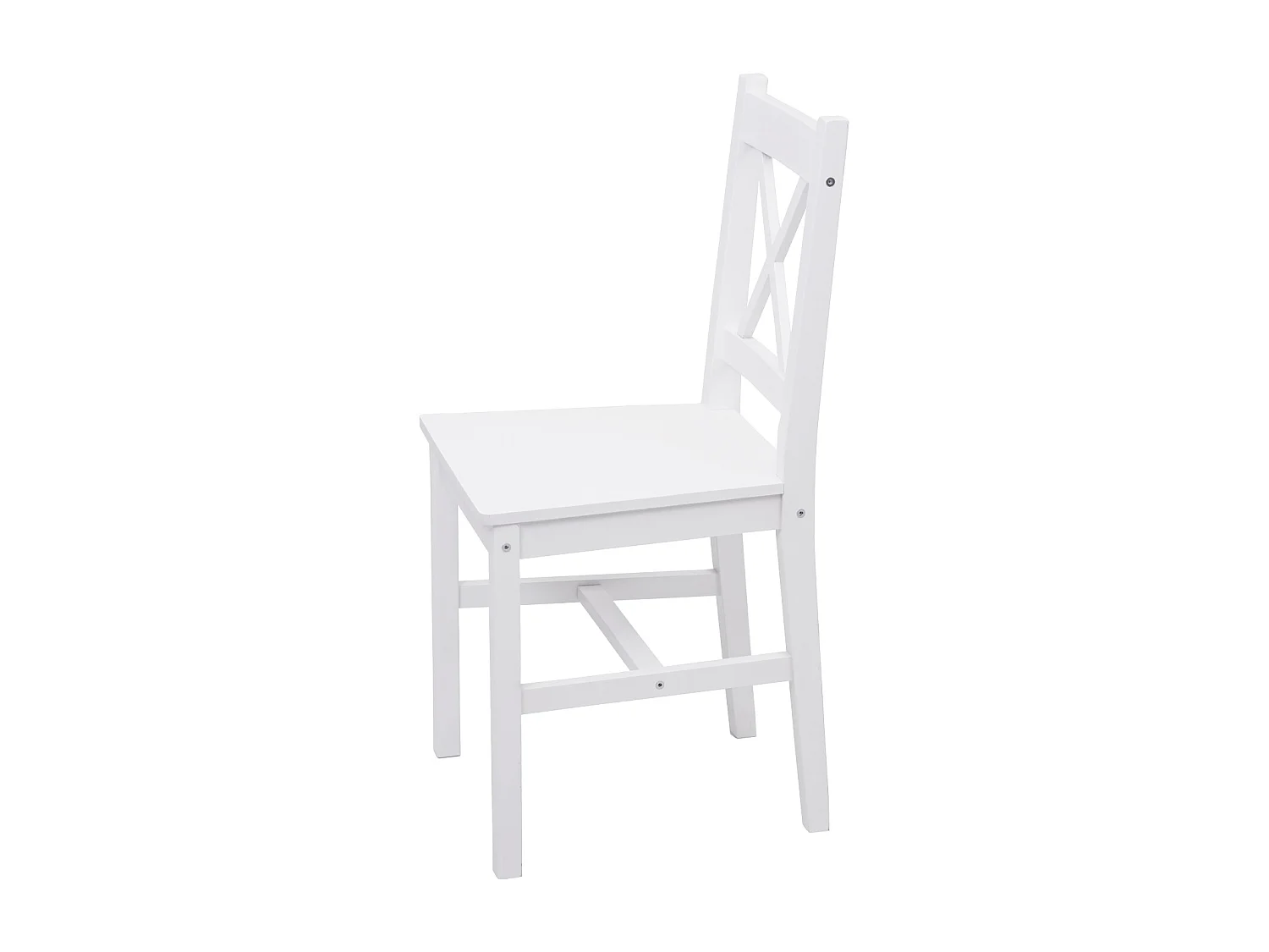 Silla de comedor MCW-F77 (set de 2),  blanco