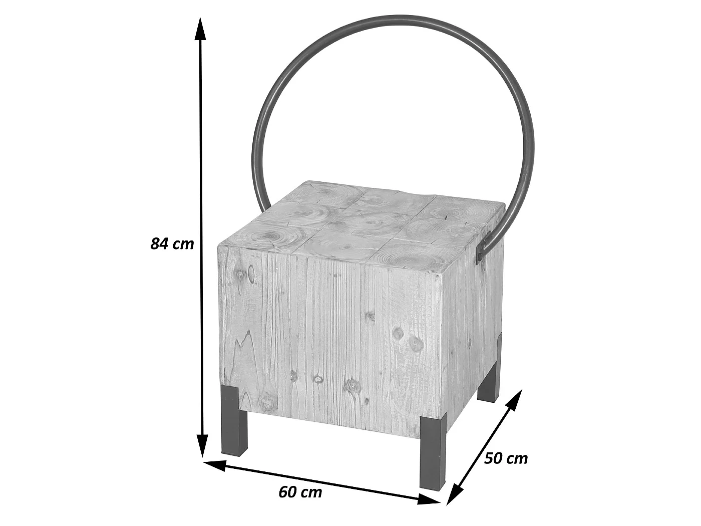 Lot de 4 chaises de salle à manger MCW-L76