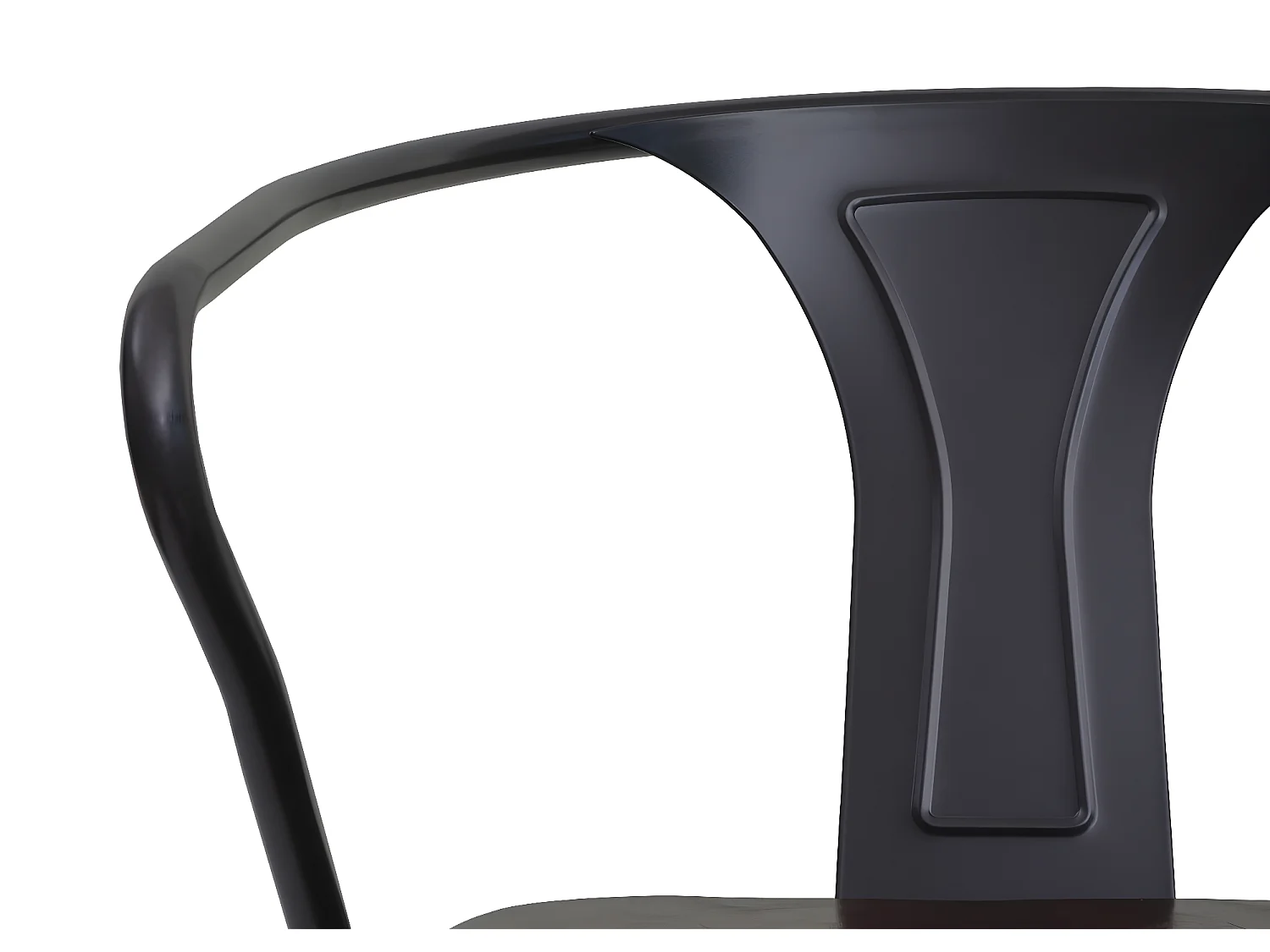 Esszimmerstuhl MCW-H10d (4er-Set), Schwarz-braun