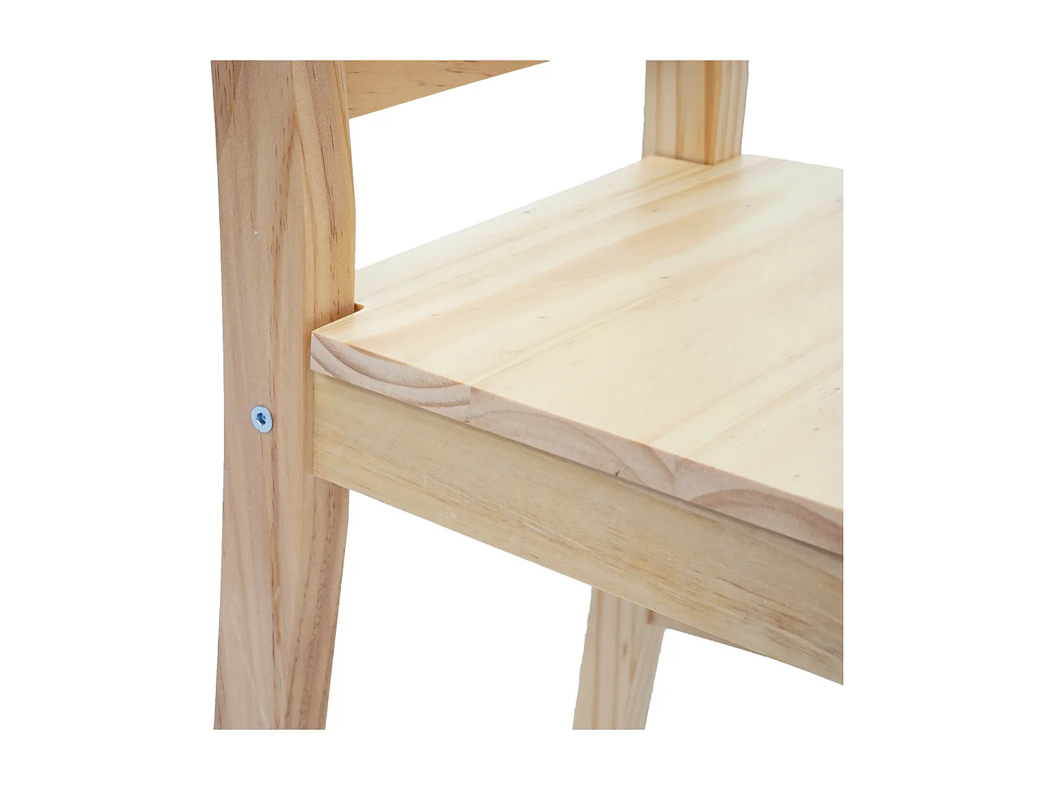 Chaise de salle à manger MCW-F77 (lot de 2),  bois de pin finition lasure