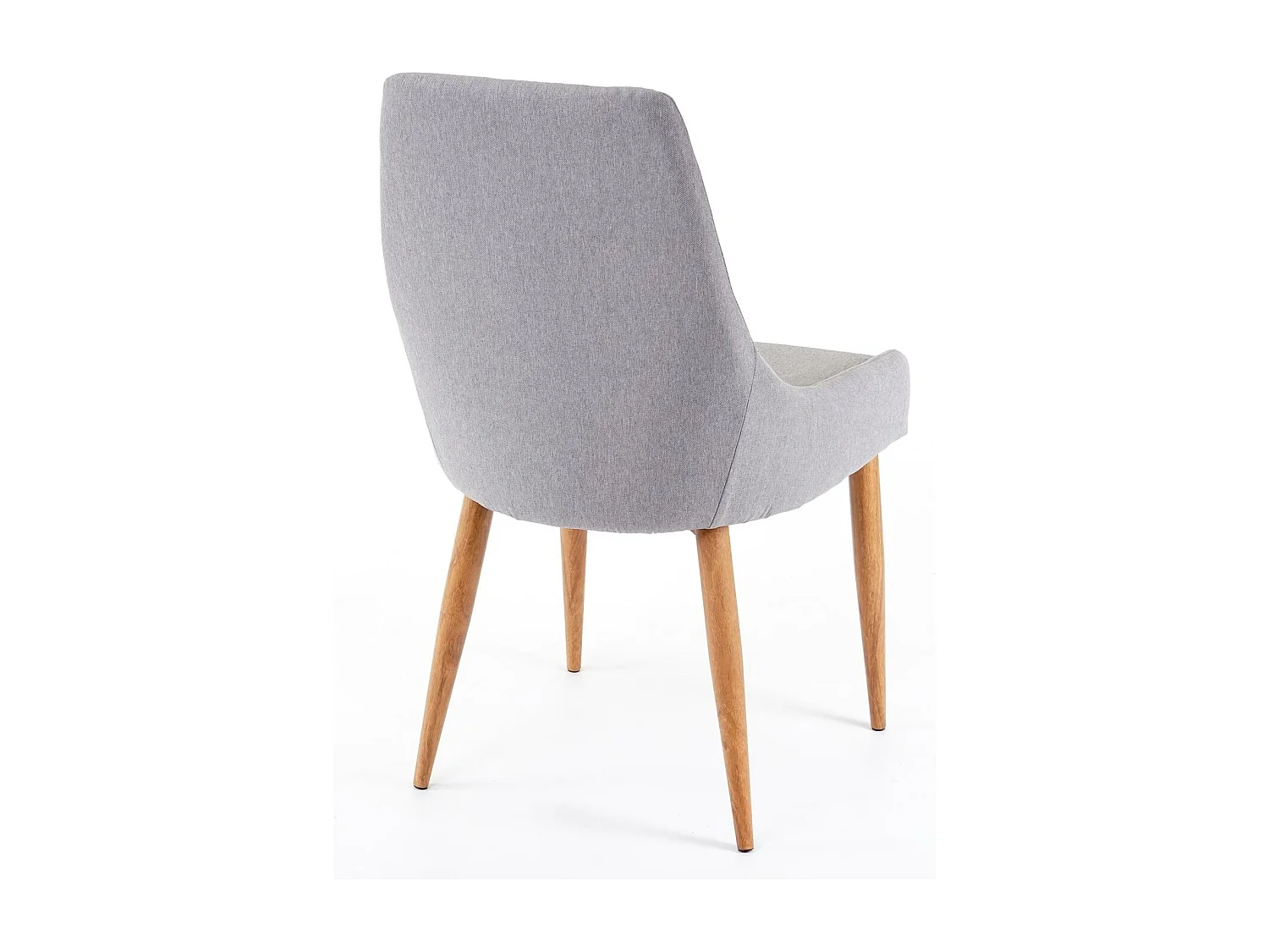 Chaise de salle à manger MCW-B44 II (lot de 2),  tissu gris