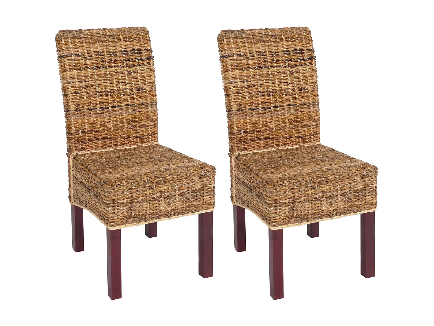 Cadeira de jantar Loiret (conjunto de 2),  leve, sem almofada