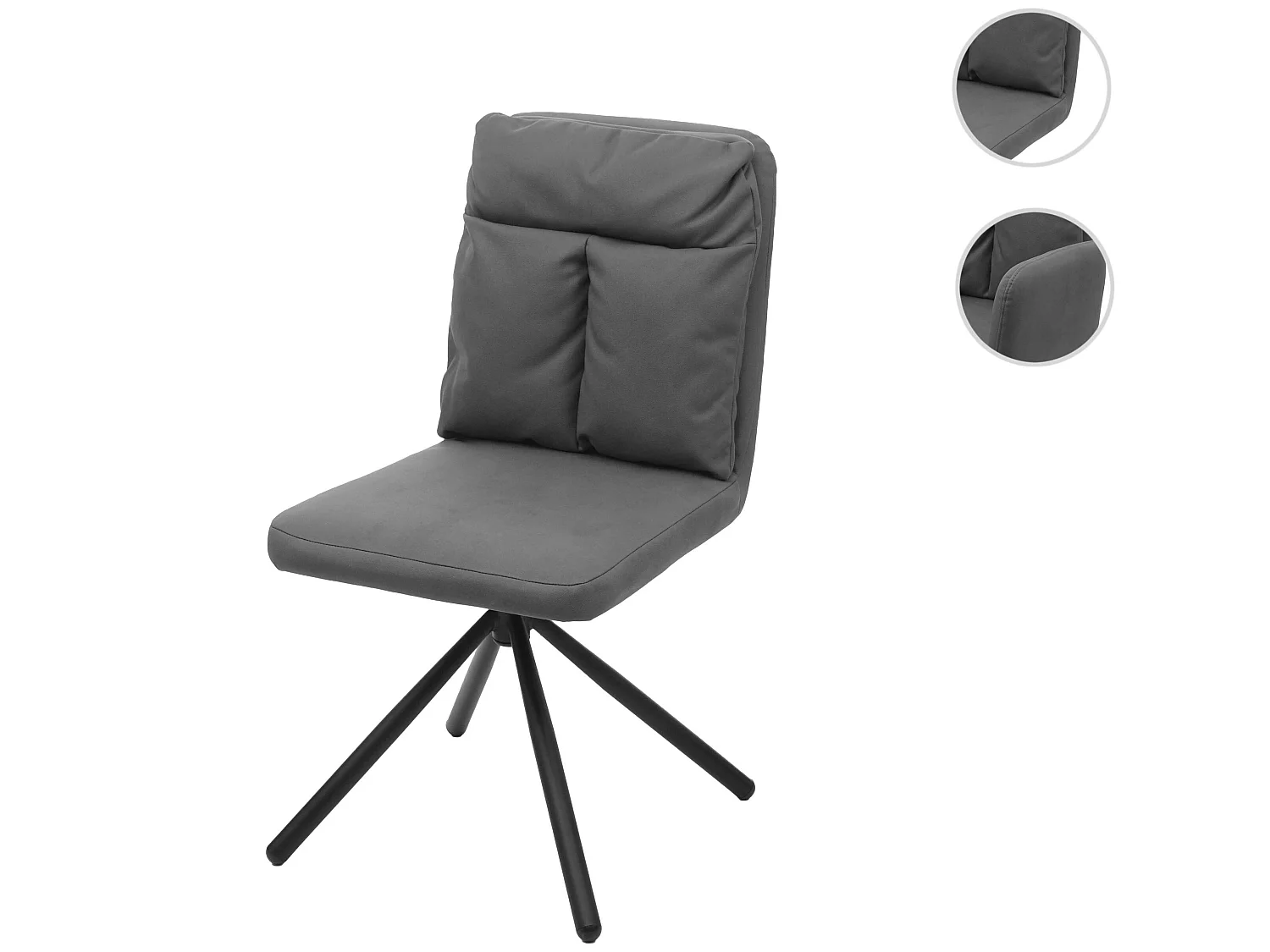 Cadeira de jantar MCW-G58,  cinzento