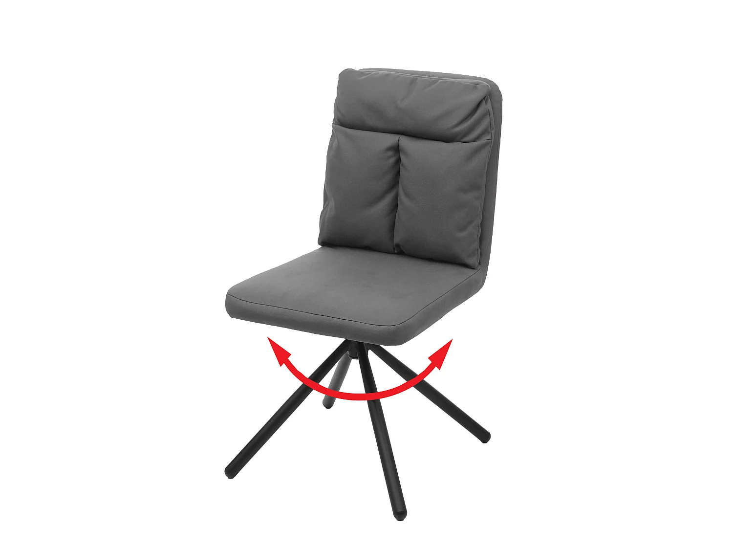 Spisestol MCW-G58,  grå