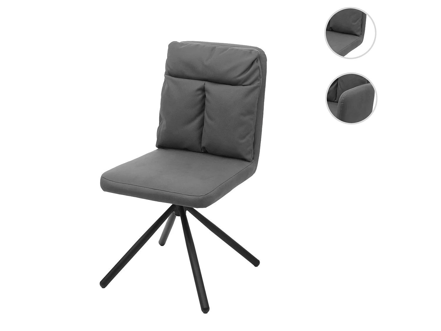 Spisestol MCW-G58,  grå