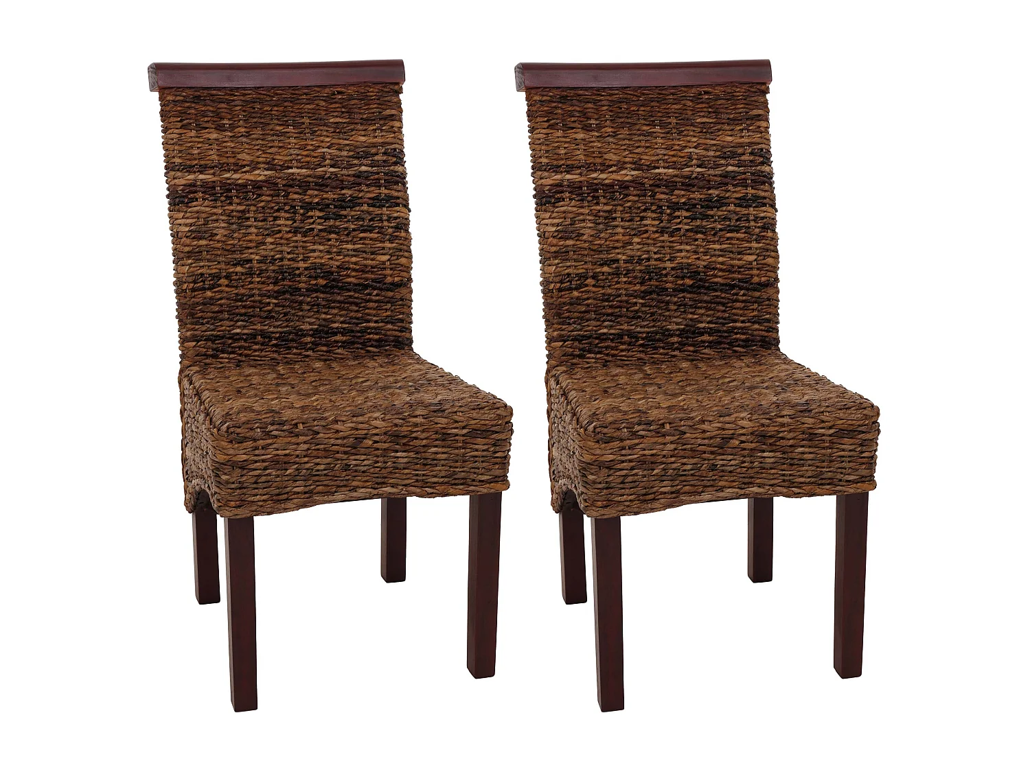 Cadeira de jantar Acireale (conjunto de 2),  leve, sem almofadas