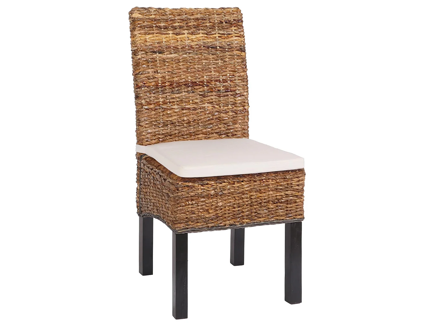 Cadeira de jantar Loiret (conjunto de 6),  escuro, com almofada