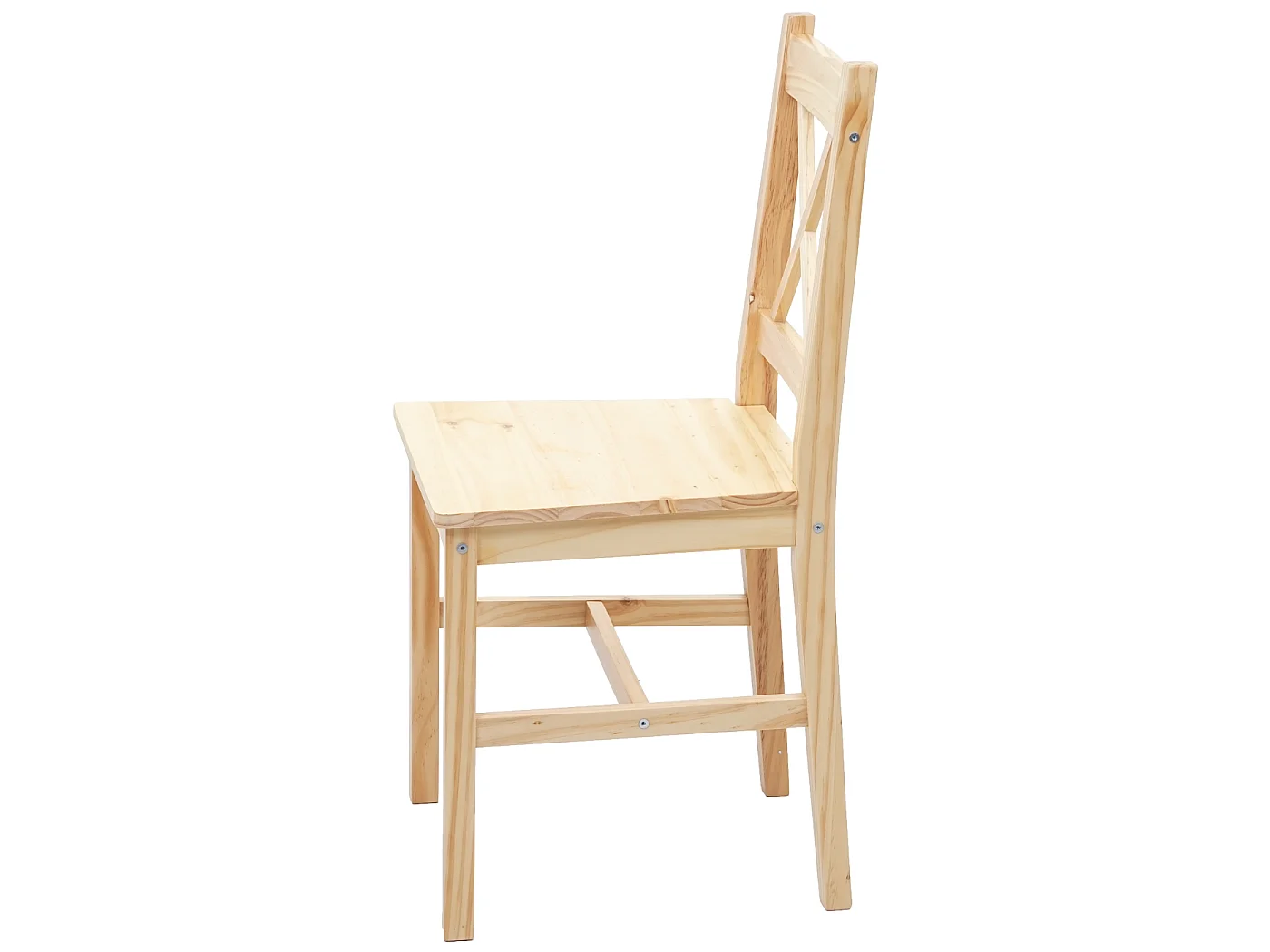 Eetkamerstoel MCW-F77 (set van 4),  grenen geglazuurd