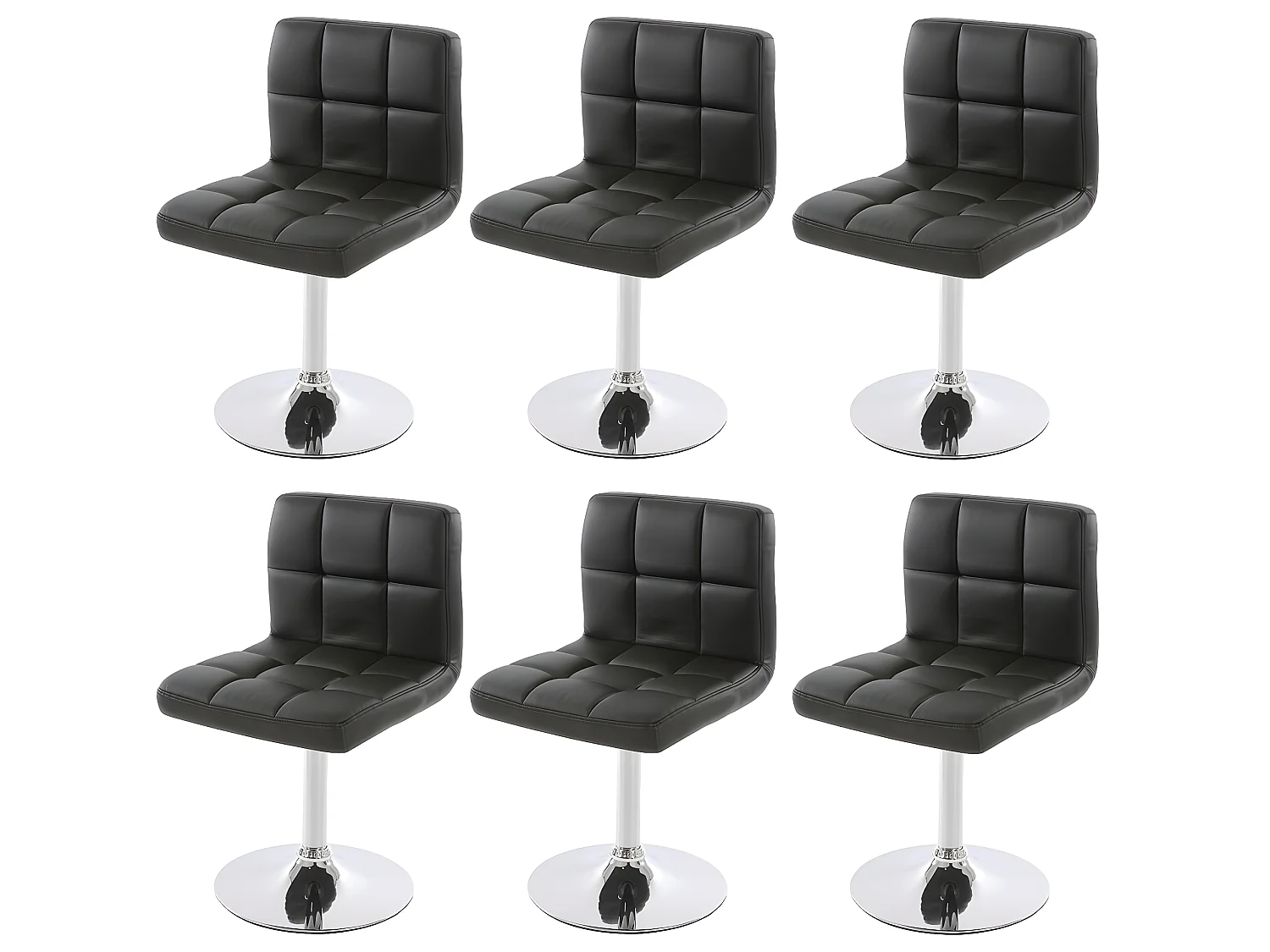 Chaise de salle à manger Cadiz (lot de 6),  gris