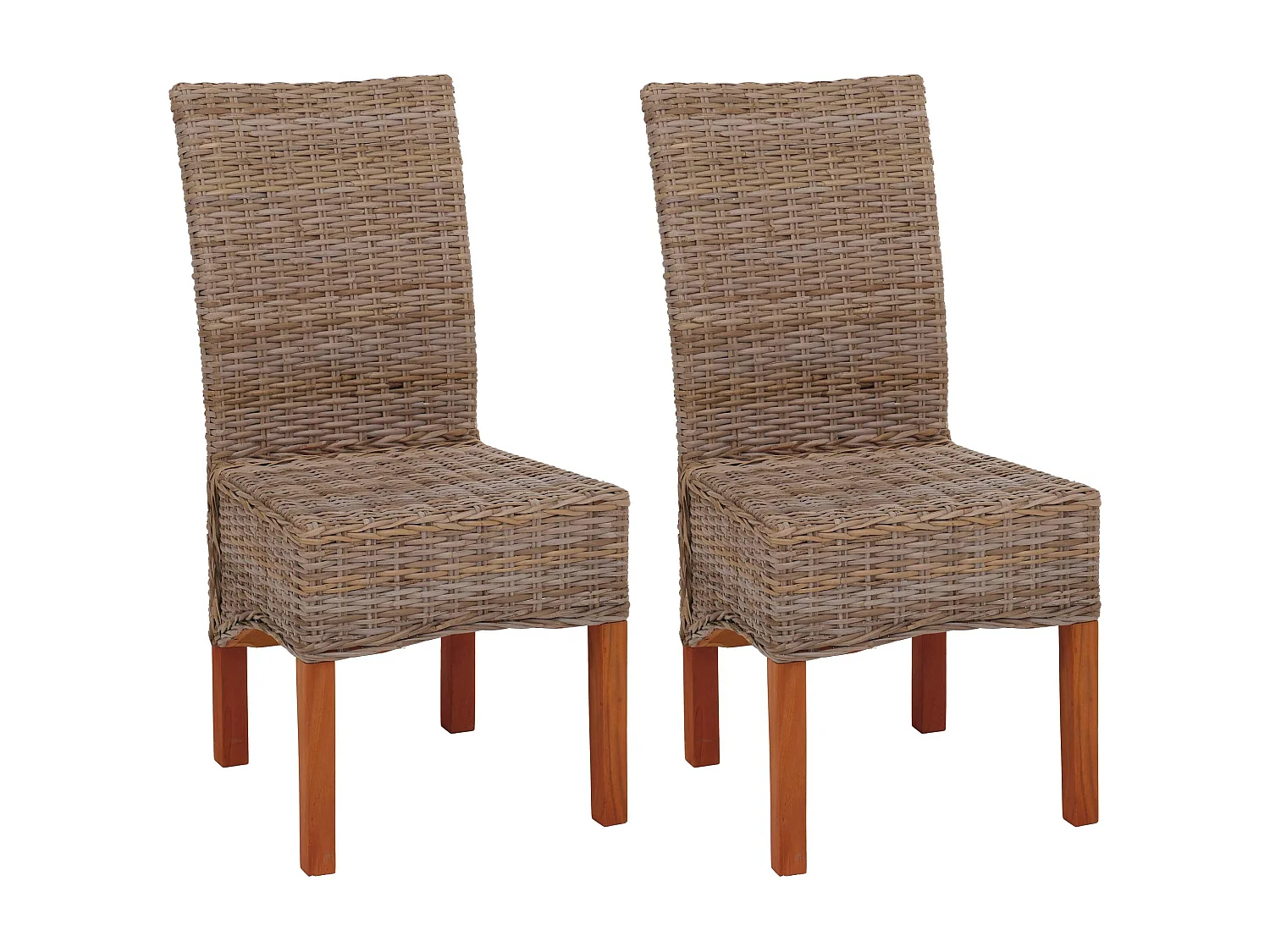 Chaise de salle à manger Var (lot de 2),  sans coussins