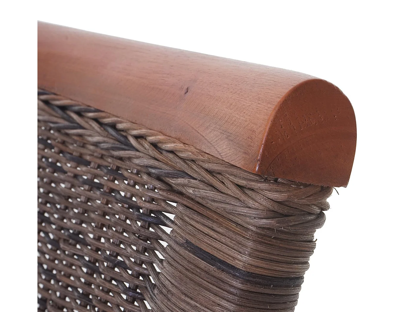 Set 2x sedie rattan per sala da pranzo soggiorno Savona 97x46x59cm ~ con cuscini