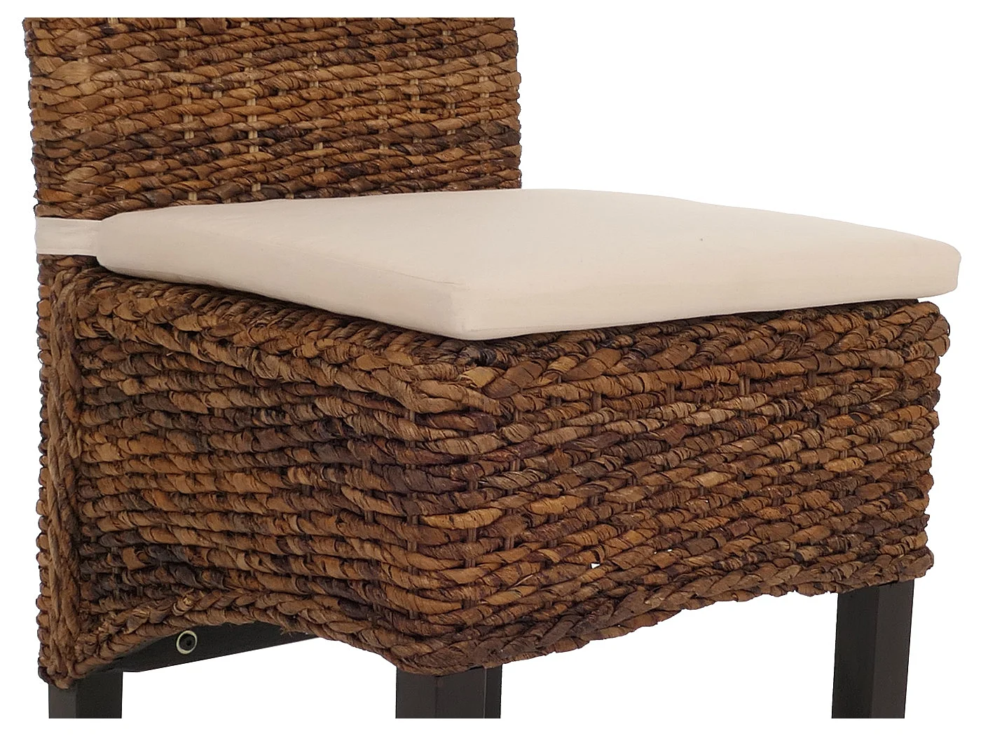 Krzesło do jadalni Acireale (zestaw 6 sztuk),  ciemny, z poduszką