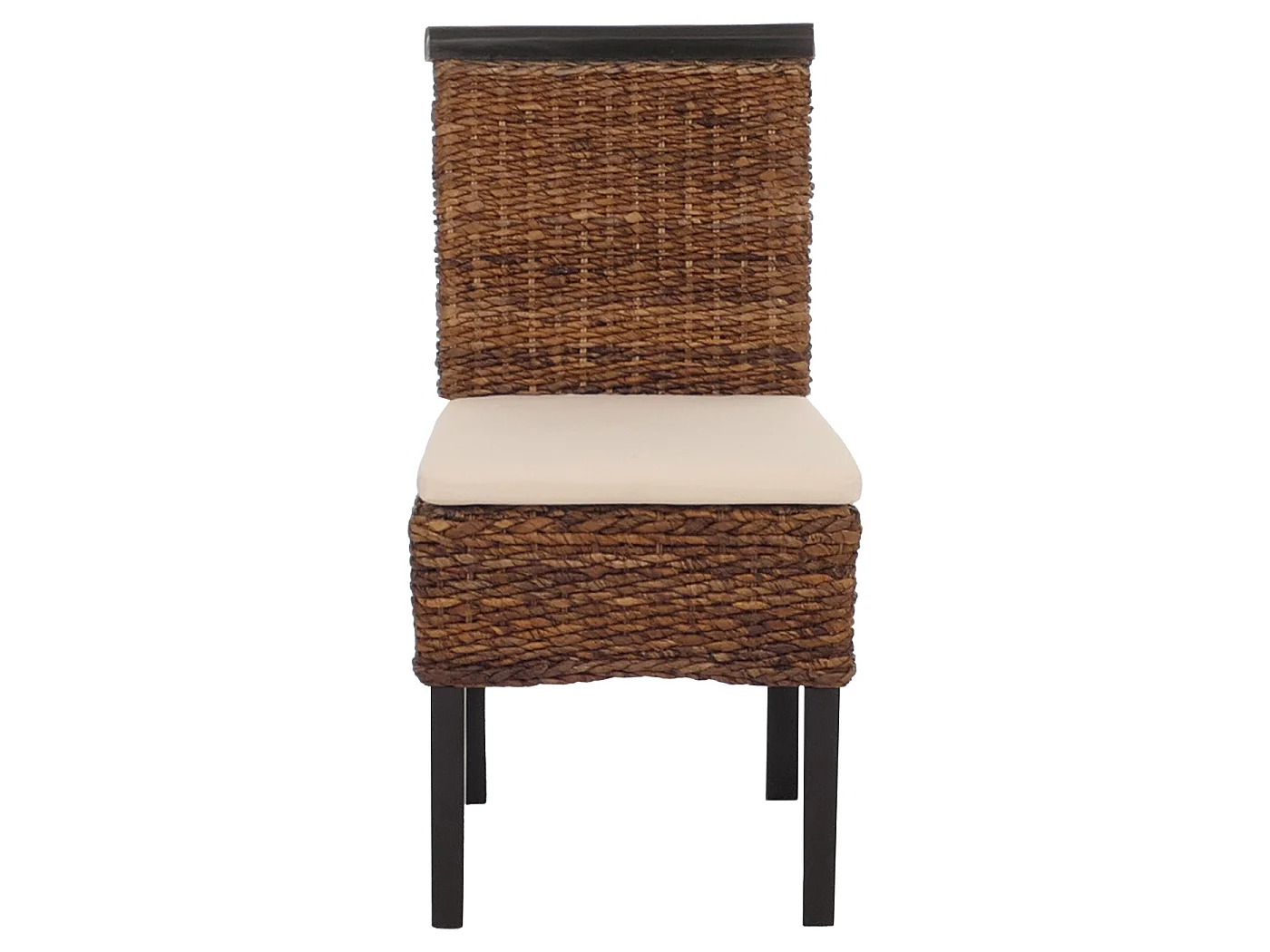 Krzesło do jadalni Acireale (zestaw 6 sztuk),  ciemny, z poduszką