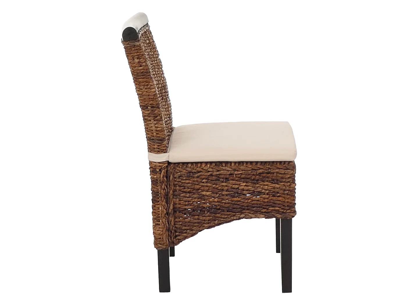 Krzesło do jadalni Acireale (zestaw 6 sztuk),  ciemny, z poduszką