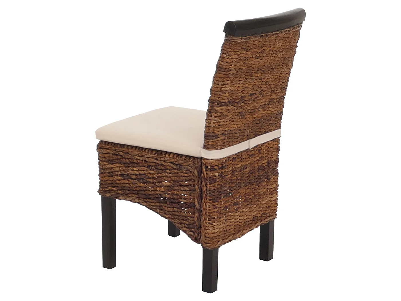 Krzesło do jadalni Acireale (zestaw 6 sztuk),  ciemny, z poduszką