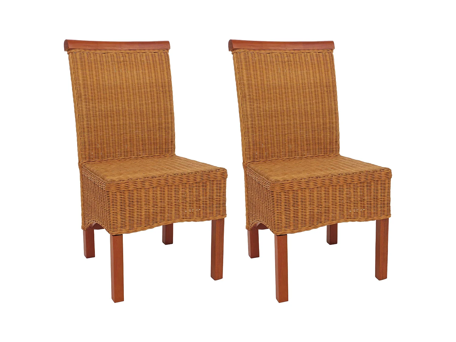 Chaise de salle à manger Var (lot de 2),  sans coussins