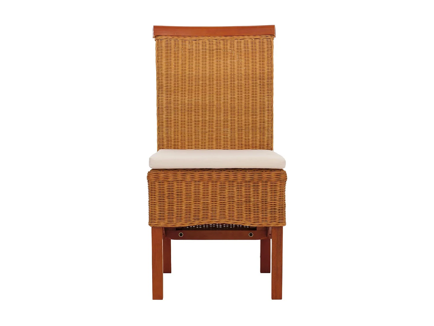 Set 6x sedie rattan vimini eleganti soggiorno sala pranzo M42 97x46x50cm ~ con cuscini